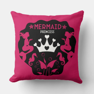 Girl Mermaid Princess Cushion