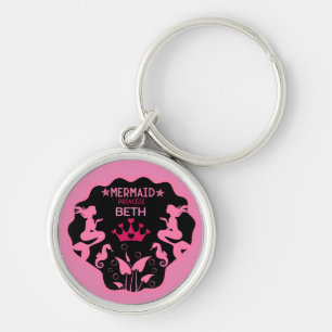  Girl Mermaid Princess Key Ring