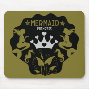  Girl Mermaid Princess Mouse Mat