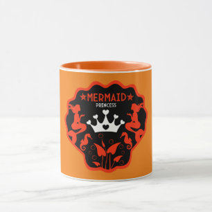 Girl Mermaid Princess Mug
