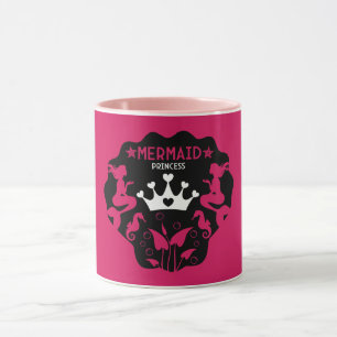 Girl Mermaid Princess Mug