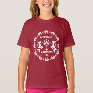 Girl Mermaid Princess T-Shirt