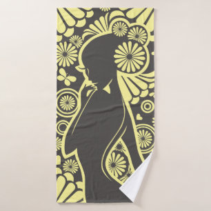 Girl Modern Minimalist Towel