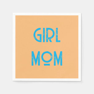 GIRL MOM Paper Napkin
