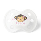 Girl Monkey | Personalised Pacifier
