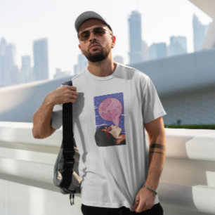 Girl Moon Bubble Gum Japanese T-Shirt