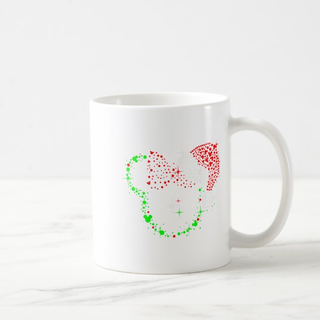 Girl Mouse Christmas Design  Coffee Mug (Right)