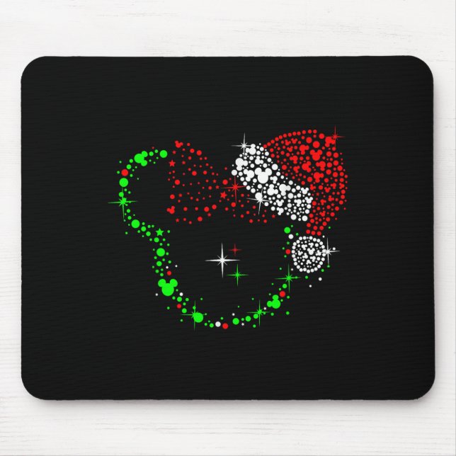 Girl Mouse Christmas Design  Mat (Front)