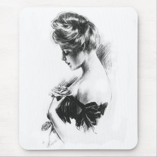 Girl Mouse Mat