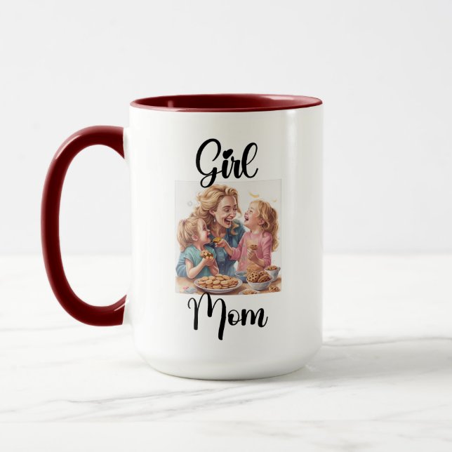 Girl Mum 15oz Mug/Mother's Day Mugs (Left)