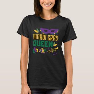 Girl New Orleans Mardi Festival Parade Beads Mardi T-Shirt
