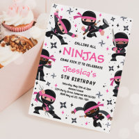 Girl Ninja Karate Martial Arts Birthday Party