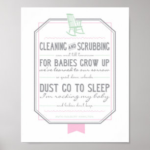 Girl Nursery Wall Art Babies Don't Keep