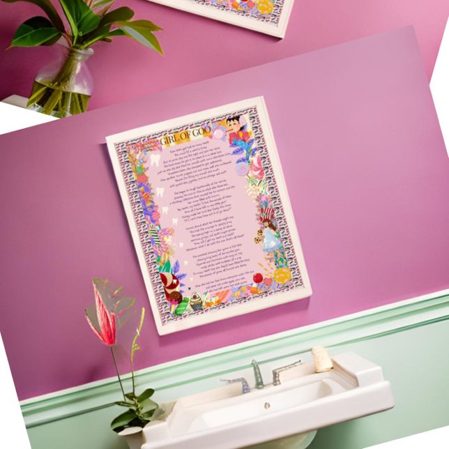 Girl of Goo Poem Candy Missing Teeth Dentist Poster (Creator Uploaded)