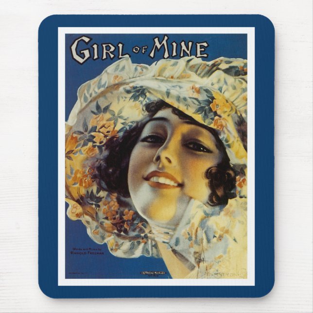 Girl of Mine Mouse Mat (Front)