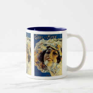 Girl of Mine Two-Tone Coffee Mug