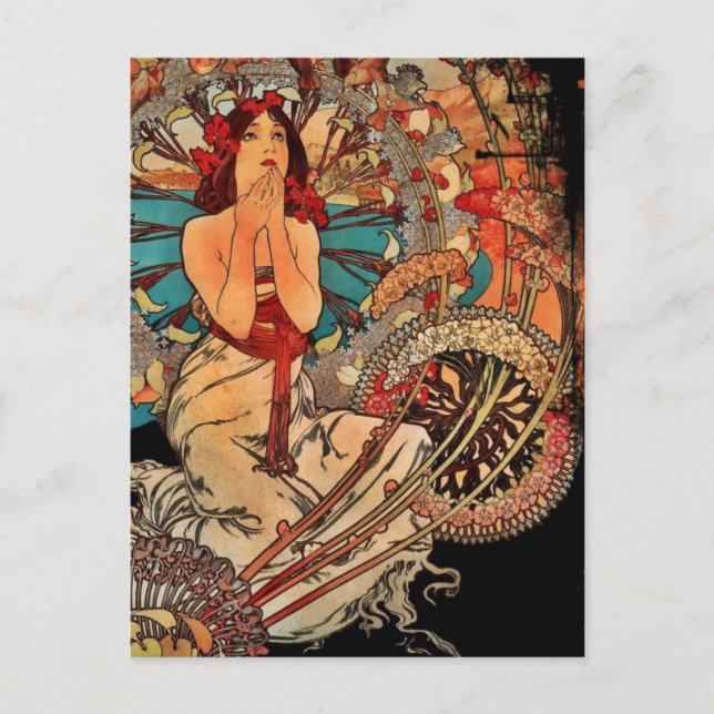 Girl of Monte Carlo Postcard (Front)