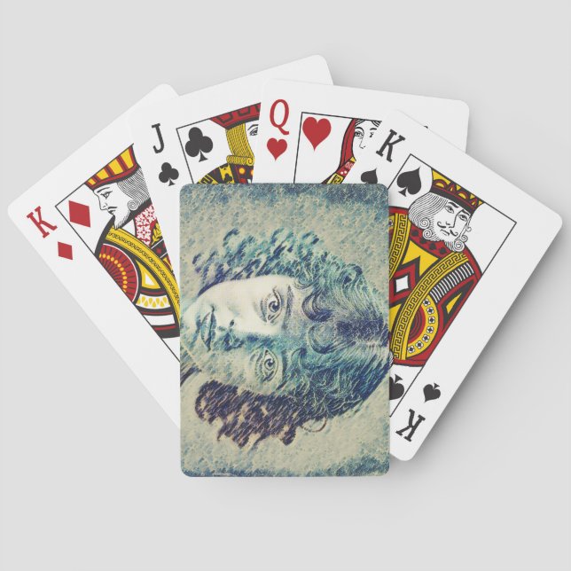 Girl of the waves playing cards (Back)
