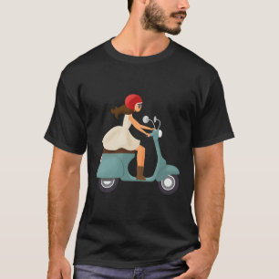 Girl On A Scooter T-Shirt
