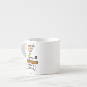 Girl on Balance Beam Espresso Cup
