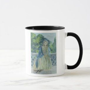 Girl on Balcony, 1900 Mug
