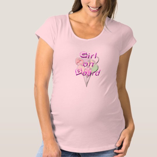 Girl on Board Maternity T-Shirt