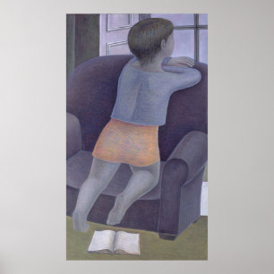 Girl on Chair 2002 Poster