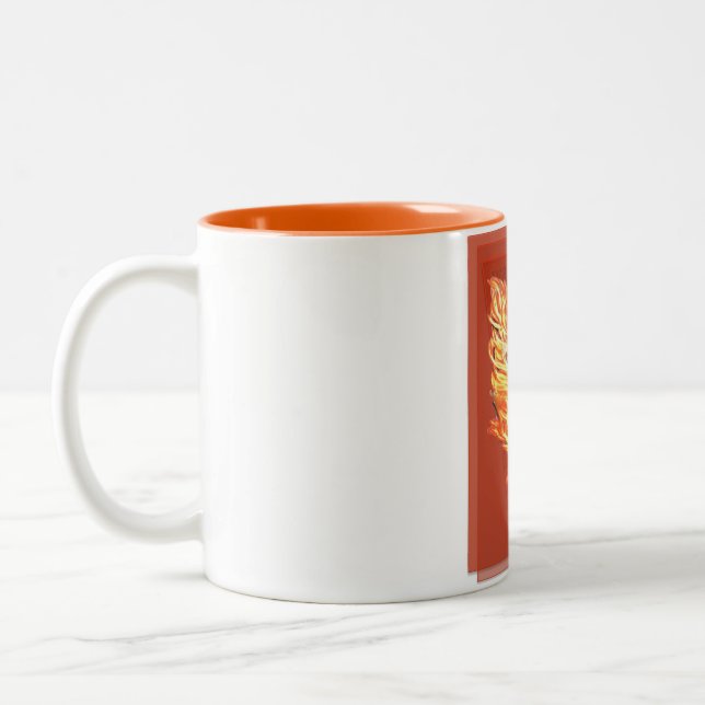 Girl on Fire coffee mug (Left)