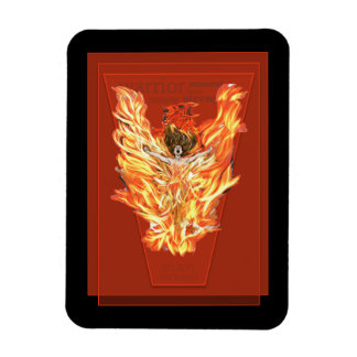 Girl on Fire Magnet