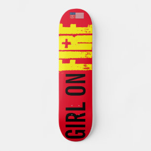 GIRL ON FIRE Skateboard