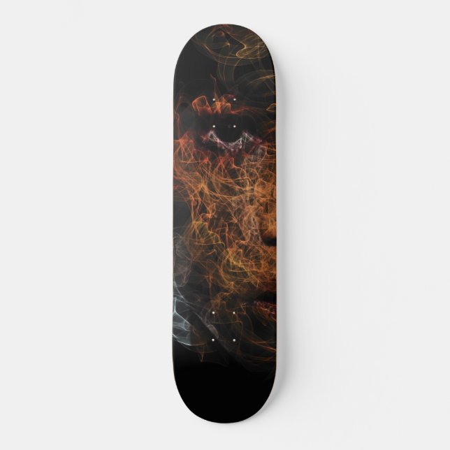 Girl on fire Skateboard Deck (Front)