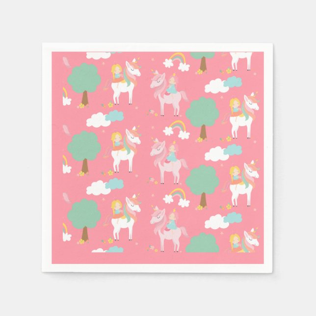 Girl On Horse Napkin (Front)