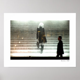 GIRL ON STAIRS / NEW LIFE Poster