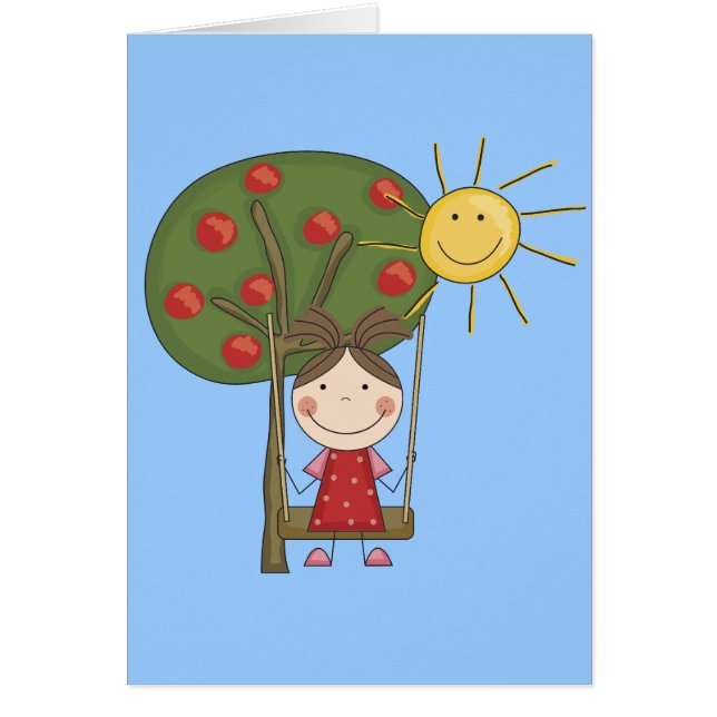 Girl on Swing  T-shirts and Gifts (Front)