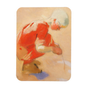 Girl on the Sand, Helene Schjerfbeck Magnet