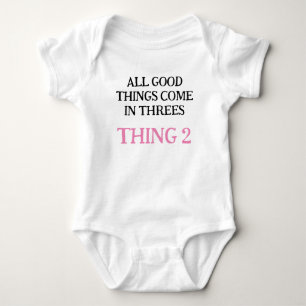 girl one piece for triplets, triplets gift idea, baby bodysuit