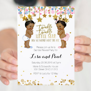 Girl or Boy Gender Reveal invitation