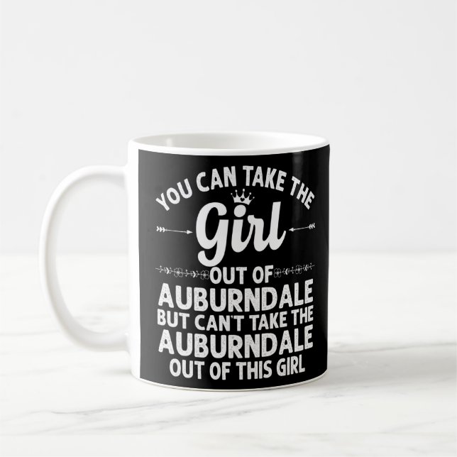 Girl Out Of Auburndale Fl Florida Funny Home Root Coffee Mug (Left)