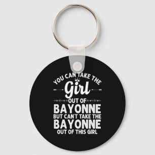 Girl Out Of Bayonne Nj New Jersey Home Roots Usa _ Key Ring