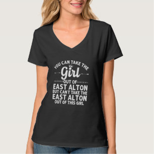 Girl Out Of East Alton Il Illinois Funny Home Roo T-Shirt