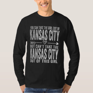 Girl Out Of Kansas City Missouri Hometown Home Kan T-Shirt