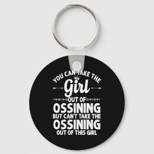 Girl Out Of Ossining Ny New York Home Roots Usa _2 Key Ring