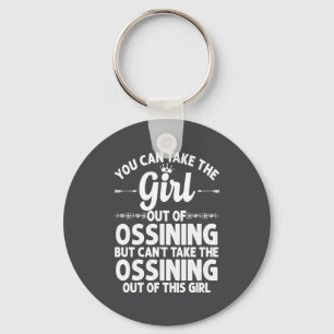 Girl Out Of Ossining Ny New York Home Roots Usa Key Ring