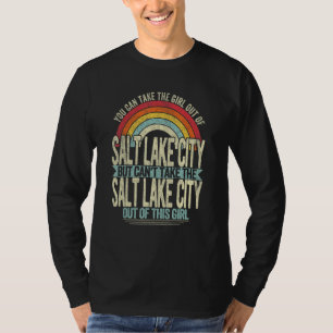 Girl Out Of Salt Lake City Utah Hometown Home Salt T-Shirt