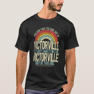 Girl Out Of Victorville California Hometown Home V T-Shirt