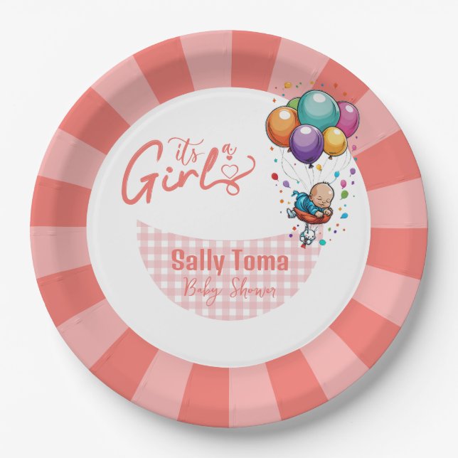 girl Paper Plate (Front)