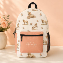 Girl Peach Rose Horse Script Font Monogram