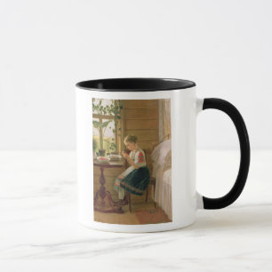 Girl Peeling Berries, 1880 Mug
