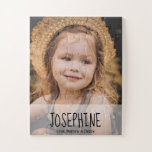 Girl Photo Gift Personalised Jigsaw Puzzle<br><div class="desc">Surprise your little girl with her very own jigsaw puzzle. See her excitement in piecing this puzzle together. Personalise this puzzle with a special photo and her name. Frame it after or play it again over and over. Customise the sign off with your name. From Mummy and Daddy. You can...</div>