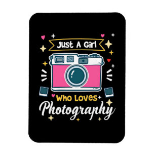 Girl Photography Magnet